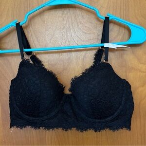 Aerie Black Balconette Bra